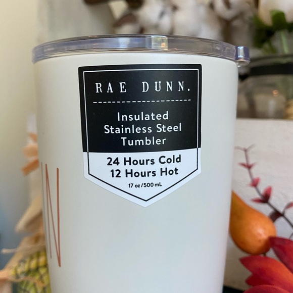 Rae Dunn Pumpkin Love Insulated Travel Tumbler - Picture 2 of 3